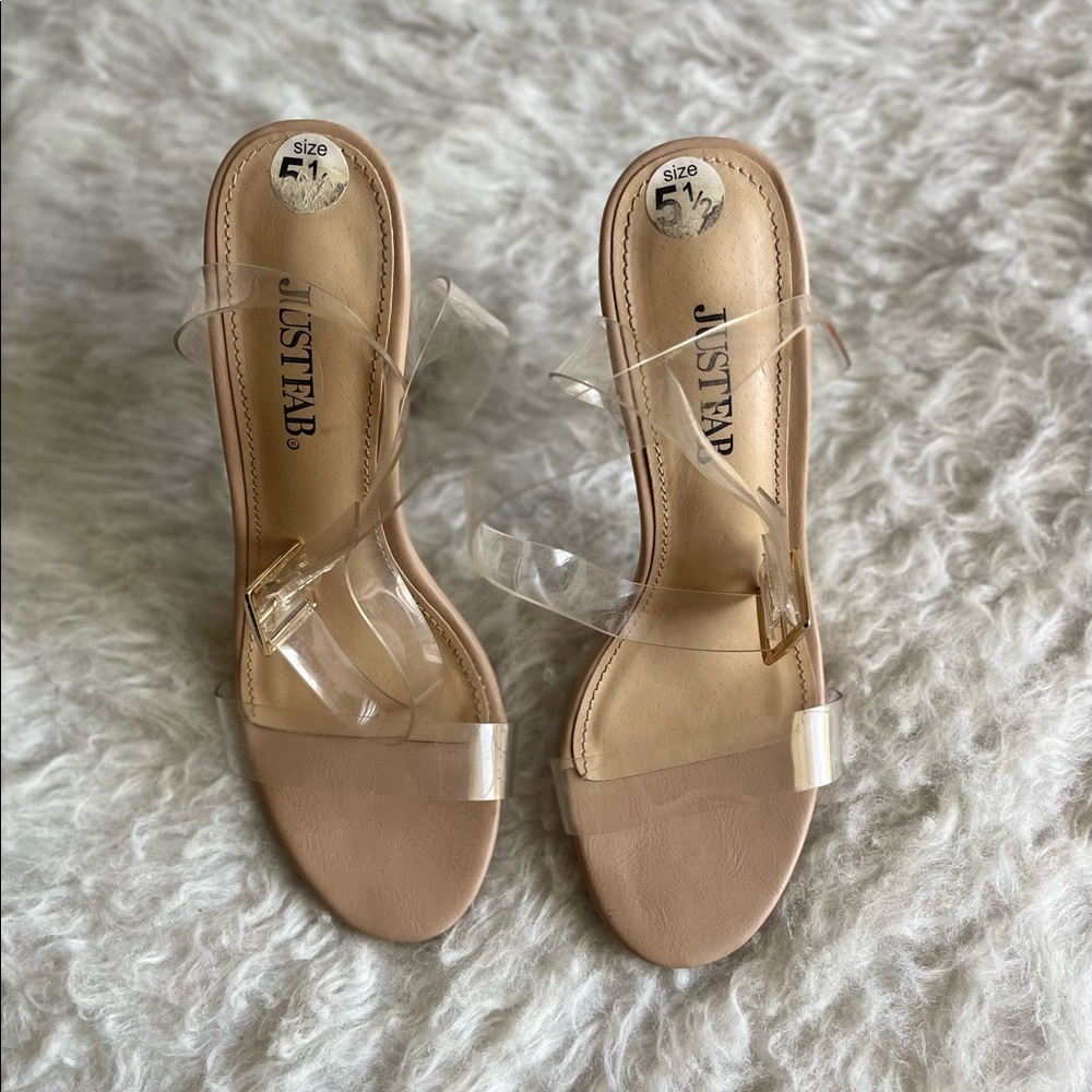 Ankle strap heels. Women’s US 5.5